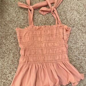 Peach Sleeveless Altar’d State Top